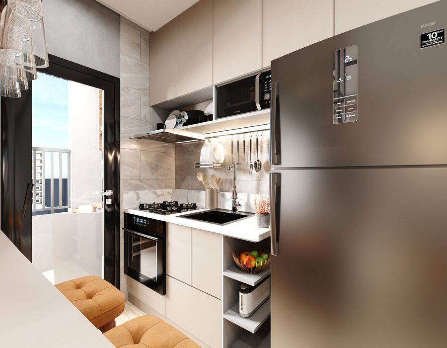 Cozinha — Residencial Connect Saira