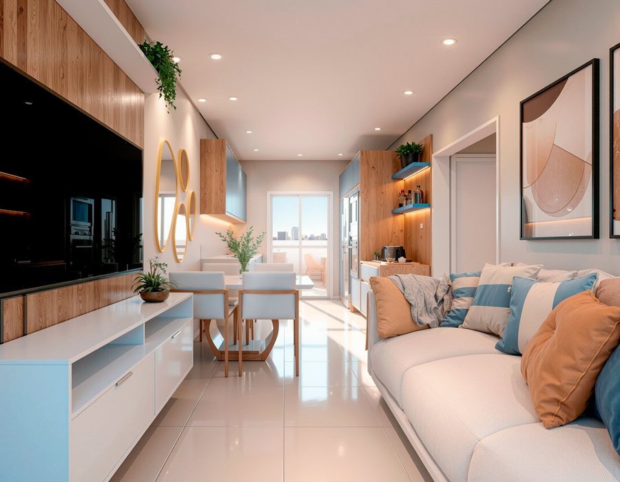 Sala de estar — São Paulo Living Residencial